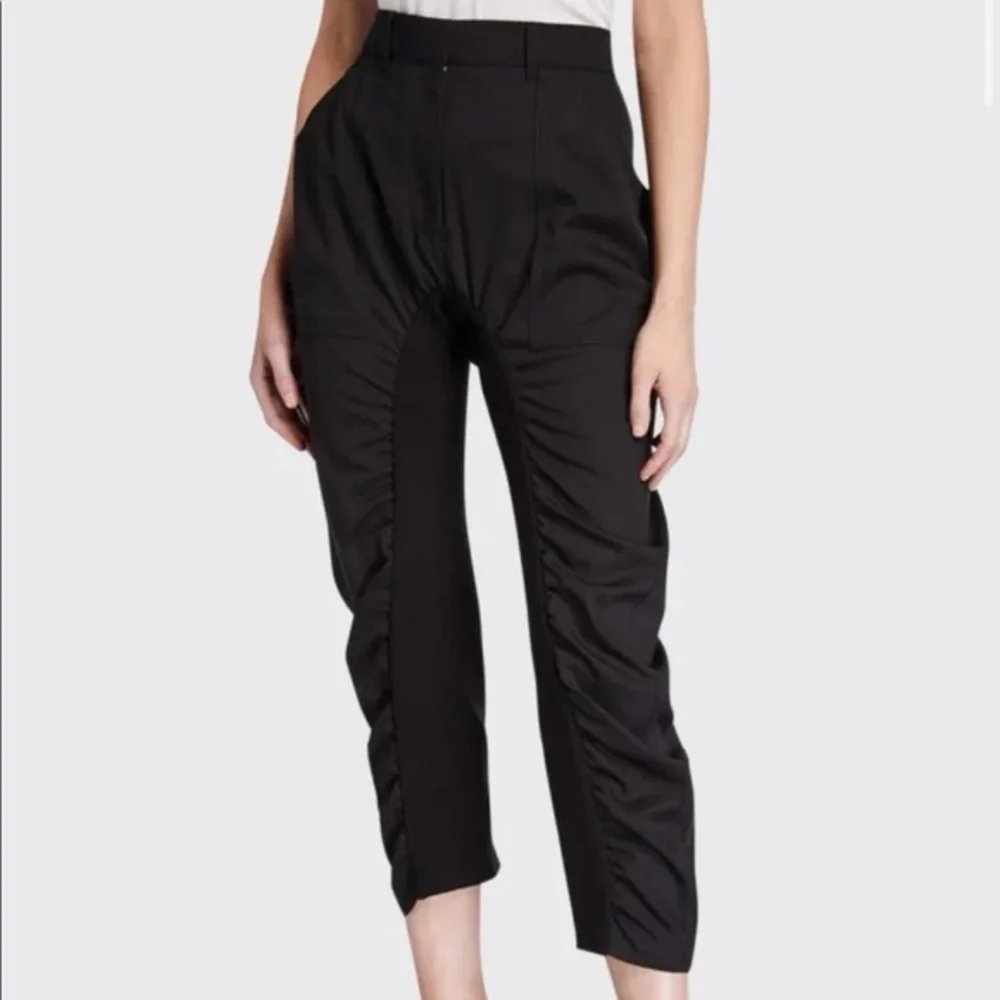 Stella McCartney Tina Ruched Wool Women's Pants - Picture 2 of 16